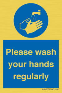 Please wash your hands regularly